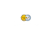 Thumbnail for Sun and Moon Throw Pillow | Cute Peekaboo Celestial Decorative Pillow | Kids Room Gift