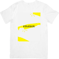 Thumbnail for Silence Bold Yellow Graphic T-Shirt | Aesthetic Streetwear Abstract Block Graphic Tee